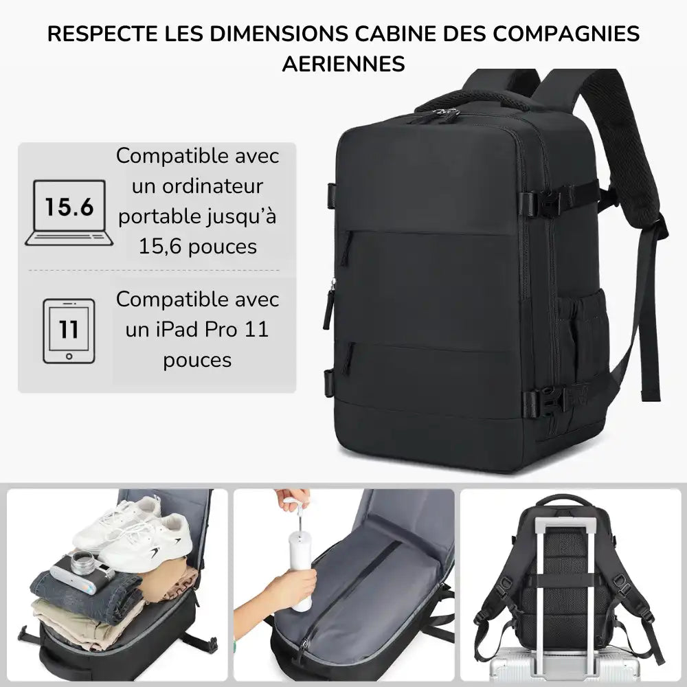 AéroCompresse™ - Sac de Voyage Intelligent