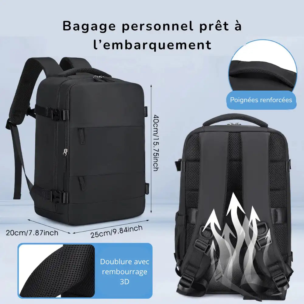 AéroCompresse™ - Sac de Voyage Intelligent